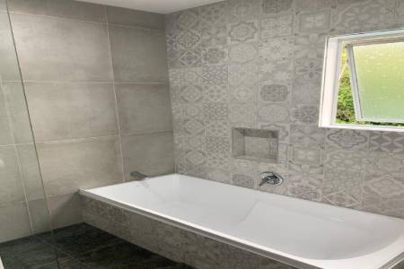 Bathroom or kitchen tiling project by Surface Tiling Ltd